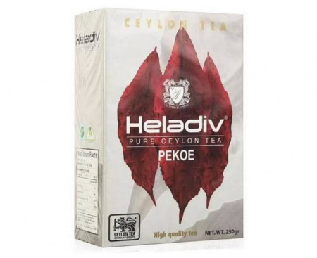 Чай листовой черный PEKOE (OD), 250 г, Heladiv