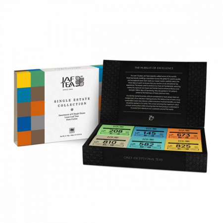Чай Jaf Tea "Single Estate Collection", чёрный, ассорти 6 видов по 30 гр