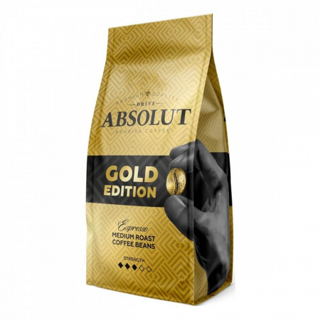 Кофе Absolut Drive "Gold Edition", в зернах, 1000 гр