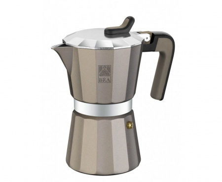 Кофеварка гейзерная Titanium на 6 чашек, BRA