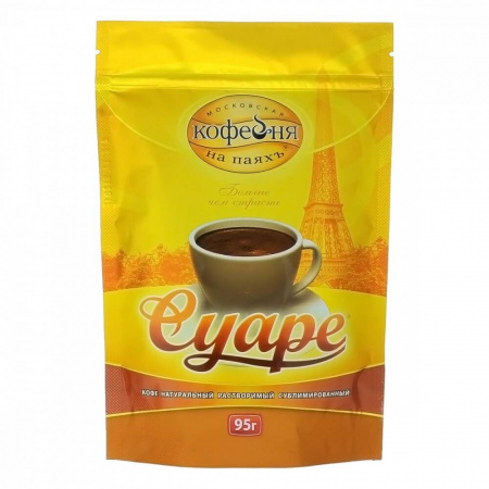 Кофе Московская кофейня на паяхъ "Суаре", растворимый, 95 гр