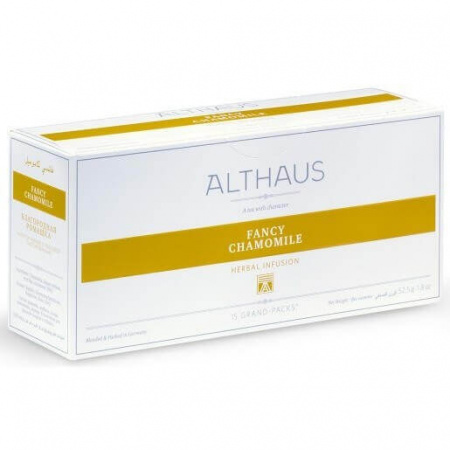 Чай Althaus "Fancy Chamomile", травяной, 15 пакетиков Grand Pack