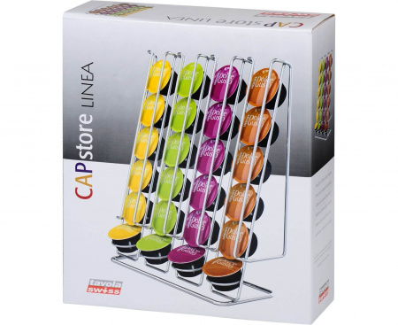 Держатель на 24 капсулы Dolce Gusto, хромированная сталь, Melitta
