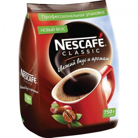 Кофе Nescafe "Classic", растворимый, 750 гр