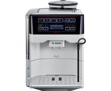 Автоматическая кофемашина эспрессо TES60321RW, серебристая, пластик, Bosch