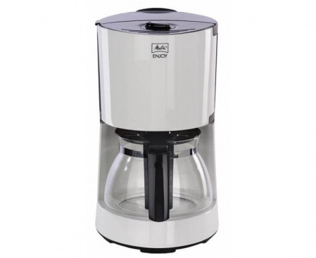 Кофеварка капельная Enjoy, бело-черная, Melitta