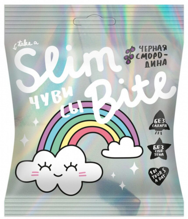 Мармелад фруктово-ягодный Take a Slim Bite "Со вкусом черной смородины", 20 гр