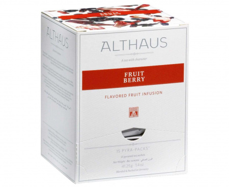 Чай фруктовый Fruit Berry (Фрут Берри), 15 пирамидок, Pyra-Pack, Althaus