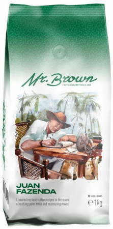 Кофе Mr. Brown "Papa Juan Fazenda" , в зёрнах, 1000 гр
