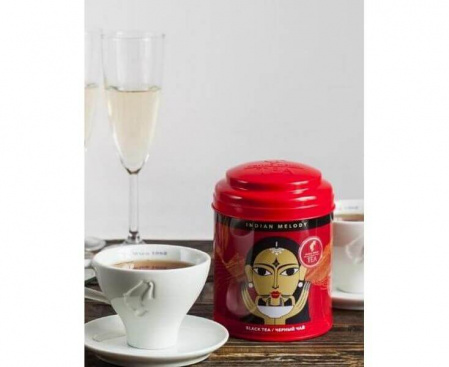 Чай черный Indian Melody / Индийская мелодия, листовой, банка 100 г, Julius Meinl