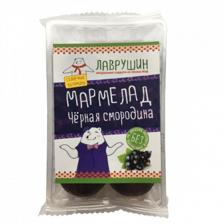Мармелад Лаврушин "Черная смородина", 95 гр