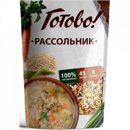 Суп Готово "Рассольник", 170 гр