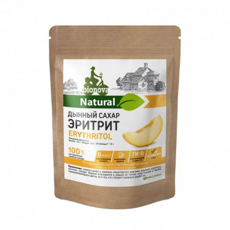 Сахарозаменитель Bionova "Эритрит", 200 гр