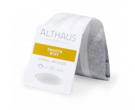 Чай травяной для чайника Smooth Mint (Нежная Мята), 20 пак., Grand Packs, Althaus