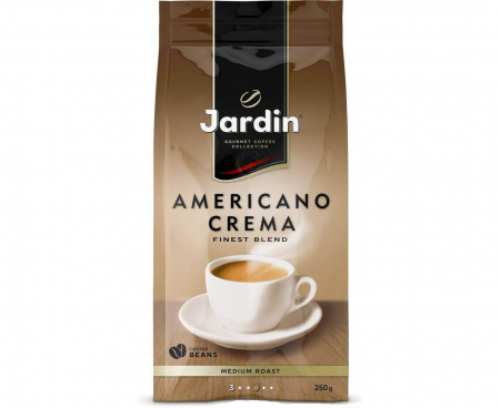 Кофе в зернах Americano Crema, 250 г, Jardin