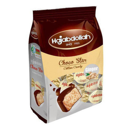 Конфеты из пишманье Hajabdollah "Choco Star со вкусом имбиря", 180 гр