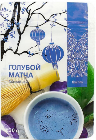 Чай 101 ЧАЙ "Голубой матча", тайский травяной, 30 гр.