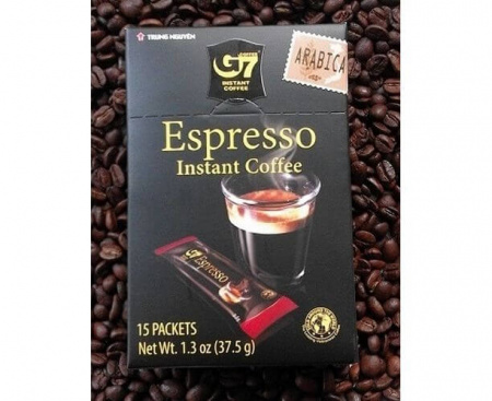 Кофе растворимый G7 Espresso, 2.5 г х 15 стиков, TRUNG NGUYEN