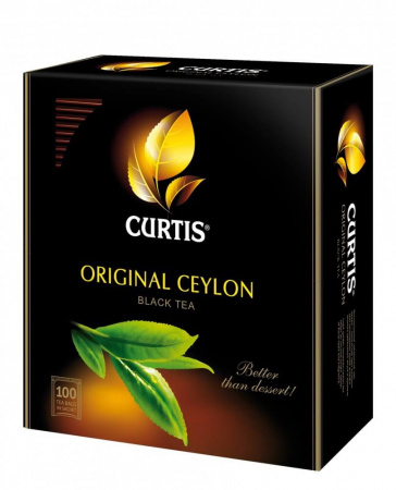 Чай Curtis "Original Ceylon", черный, 100 пакетиков