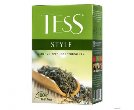 Чай зеленый листовой Style, 100 г, Tess