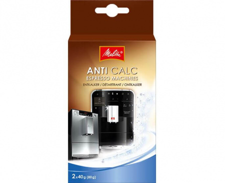 Очиститель от накипи для автоматических кофемашин, 2х40 г, Melitta