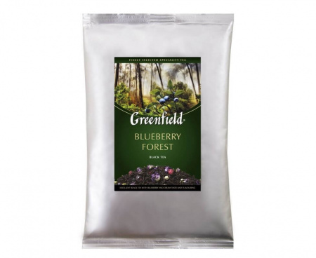 Чай черный листовой Blueberry Forest, 250 г, Greenfield
