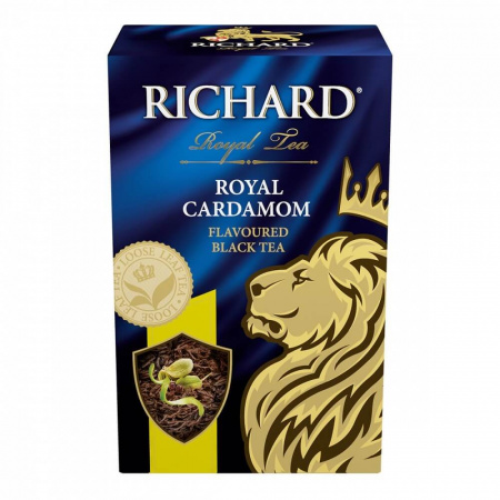 Чай Richard "Royal Cardamom", черный листовой с добавками, 90г