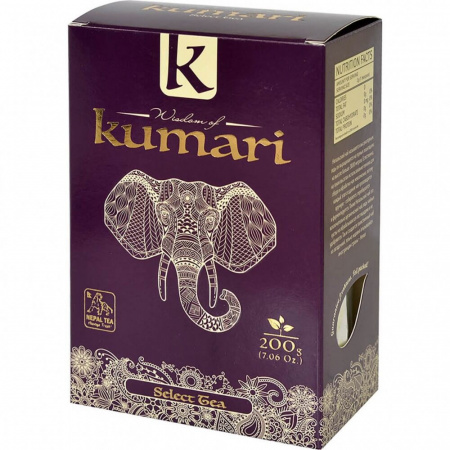 Чай Wisdom of Kumari "Отборный", чёрный среднелистовой, 200 гр
