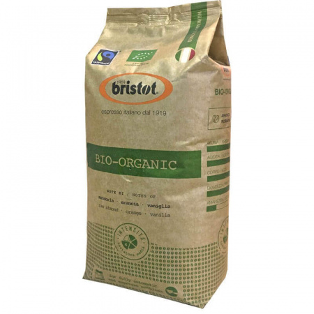 Кофе Bristot "Bio-Organic", в зернах, 500 гр