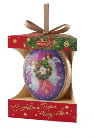 Чай Майский "Новогодний медальон" черный, листовой, 20 гр