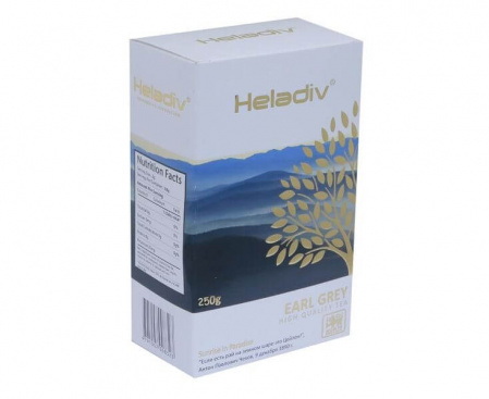 Чай EARL GREY PEKOE черный листовой, 250 г, Heladiv