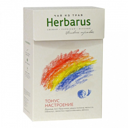 Травяной чай Herbarus "Тонус-Настроение", 50 гр