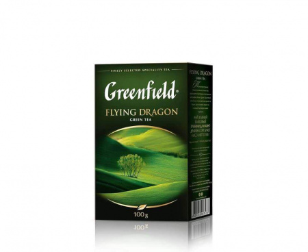 Чай зеленый Flying Dragon, 100 г, Greenfield