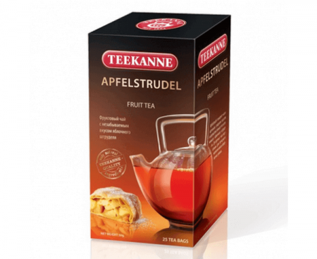 Чай Apfelstrudel гибискус, яблоко, 25 пакетиков * 2.5 г, TEEKANNE