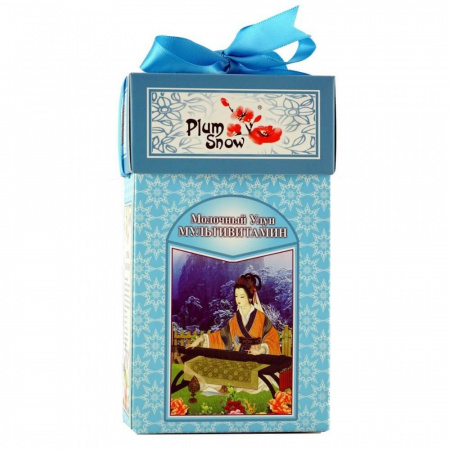 Чай Plum Snow "Молочный Улун Мультивитамин", листовой с добавками, 100 гр