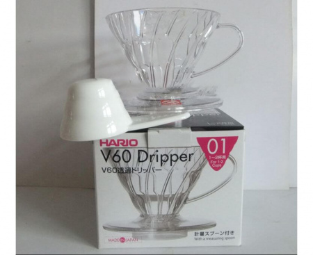 Воронка для пуровера VD-02T, прозрачная, Hario