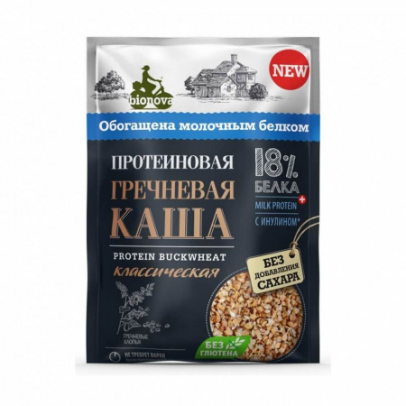 Протеиновая каша Bionova "Гречневая", 40 гр