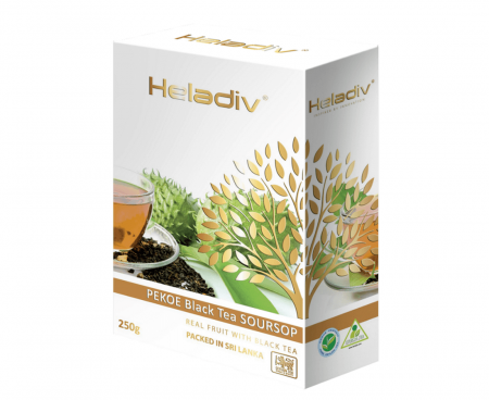 Чай листовой черный SOURSOP, 250 г, Heladiv