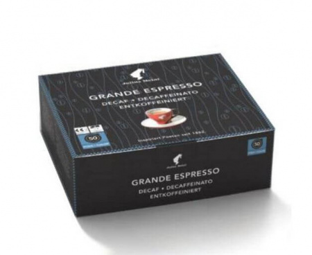Кофе в чалдах Grand Espresso без кофеина, 7.3 г х 50 шт., Julius Meinl