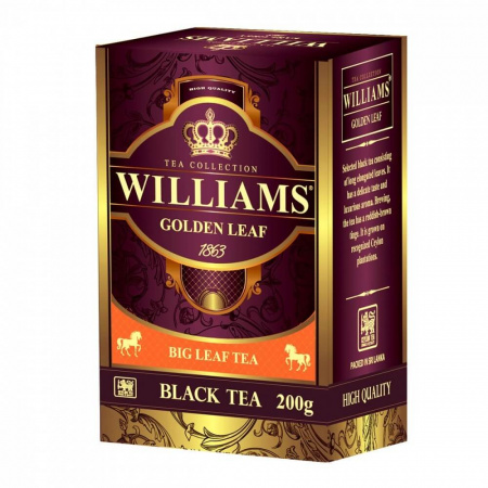 Чай Williams "Golden Leaf", черный, 200 гр
