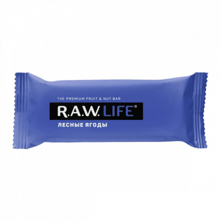 Орехово-фруктовый батончик R.A.W. Life "Лесные ягоды", 47 гр
