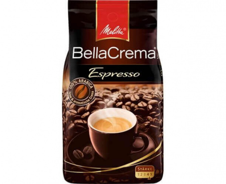 Кофе в зернах жареный BellaCrema Café Espresso, 1 кг, Melitta
