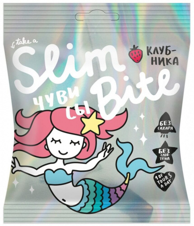 Мармелад фруктово-ягодный Take a Slim Bite "Со вкусом клубники", 20 гр