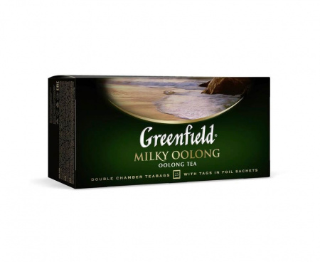 Чай молочный улун Milky Oolong, 25 пакетиков, Greenfield