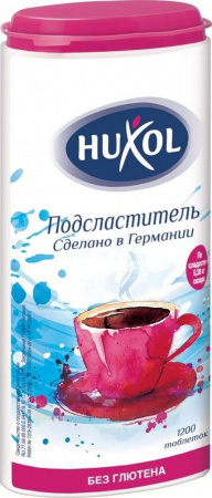 Заменитель сахара Huxol, в таблетках, 72 гр