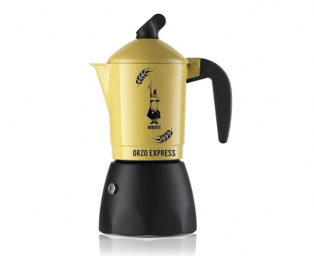 Гейзерная кофеварка Orzo Express Gialla, 2324/MR, на 4 чашки, Bialetti