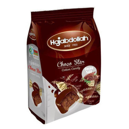 Конфеты из пишманье Hajabdollah "Choco Star со вкусом горького шоколада", 180 гр
