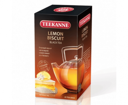 Чай Lemon Biscuit, 25 пакетиков * 2 г, TEEKANNE