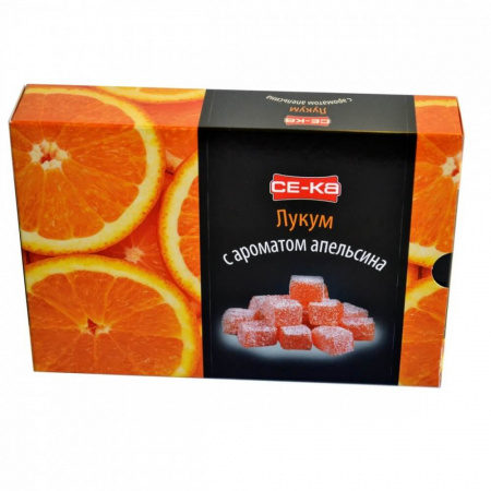 Лукум Се-ка "С ароматом апельсина", 225 гр