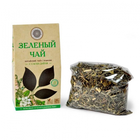 Чай Фабрика Здоровых Продуктов "Зелёный чай с саган дайля", 75 гр